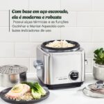 Panela Elétrica de Arroz e Grãos Cuisinart 12 Programas 650W Inox 127V - Imagem 5