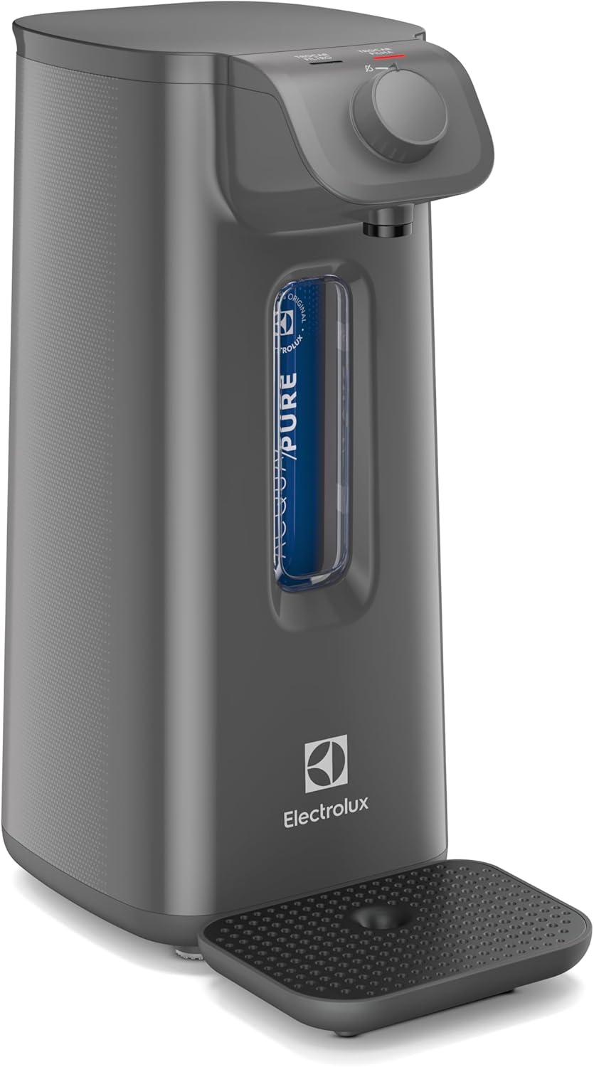 Electrolux Purificador de Água Natural Filtro Refil Compacto Tecnologia Acqua Electrolux Purificador de Água Natural Filtro Refil Compacto Tecnologia Acqua Pure Alta Filtragem 6 meses 3000 litros Design Moderno PN10X não necessita energia fixação na parede ou mesa/balcão