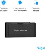 Impressora Sem Fio Elgin Pantum P2500W Elgin Laser Preto e Branco 110V - Imagem 4