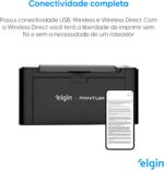 Impressora Sem Fio Elgin Pantum P2500W Elgin Laser Preto e Branco 110V - Imagem 8