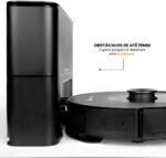 Robô Aspirador Inteligente Wi-Fi Kuanttum X10 Cor Preto 220V Integra Alexa Robot Vacuum MOP Passa Pano Mapeamento LDS 360 (Preto) - Imagem 4