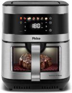 Air Fryer Philco 9L Visor Glass Painel Digital PAF90C 220 - Imagem 3
