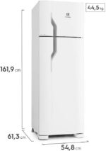 Geladeira Electrolux Cycle Defrost 260L Super Freezer Duplex Branca (DC35A) - 127 Volts - Imagem 3