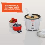 IMUSA - Panela elétrica de arroz de cerâmica para 1,5 xícaras, branca - Imagem 7