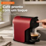 Cafeteira Cápsulas Delta Q Quick Vermelha 127V - Imagem 4
