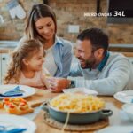 MONDIAL Micro-Ondas, Preto, 1400W, 127V - MO-02-34-B - Imagem 8
