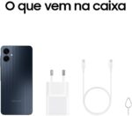 Smartphone Samsung Galaxy A06 128GB, 4GB RAM, Processador Octa-Core, Bateria de 5000mAh, Tela Infinita de 6.7", Câmera Traseira Dupla, Dual Chip - Azul Escuro - Imagem 4