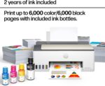 HP Smart – Tank 5101 sem cartucho, impressora tudo em um, até 2 anos de tinta incluída, impressão móvel, digitalização, cópia (1F3Y0A), branco - Imagem 3