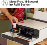 HP Smart – Tank 5101 sem cartucho, impressora tudo em um, até 2 anos de tinta incluída, impressão móvel, digitalização, cópia (1F3Y0A), branco - Imagem 5