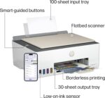 HP Smart – Tank 5101 sem cartucho, impressora tudo em um, até 2 anos de tinta incluída, impressão móvel, digitalização, cópia (1F3Y0A), branco - Imagem 11