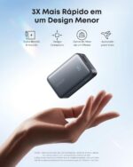 Anker Nano Power Bank, Carregador Portátil USB-C 10000mAh até 45W, com Cabo Retrátil 70cm, Carregamento Rápido, Bateria Externa para iPhone 17/16/15, Samsung, Xiaomi, iPad, MacBook Air, Preto - Imagem 4