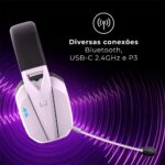 Headset Warrior sem Fio Balder Tri Mode Branco - PH703 - Imagem 2