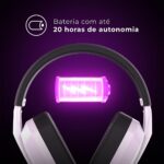 Headset Warrior sem Fio Balder Tri Mode Branco - PH703 - Imagem 3