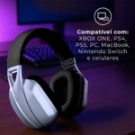 Headset Warrior sem Fio Balder Tri Mode Branco - PH703 - Imagem 7