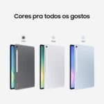 Tablet Samsung Galaxy Tab S10 FE, Prata, 128GB, 8GB RAM, Tela Imersiva de 10.9" 90Hz, Camera Traseira de 13MP, Câmera Frontal de 12MP Ultra Wide, Wifi 6, IP68, Android 15 - Imagem 8