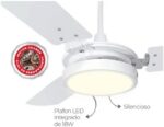 VENTILADOR DE TETO VALEN COM LED BRANCO QUENTE MOTOR GRANDE POTENTE (127, Volts) - Imagem 3