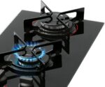 FISCHER COOKTOP À GÁS 2 BOCAS FIT LINE MESA VIDRO PRETO BIVOLT - 27185-60015 - Imagem 3