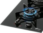 FISCHER COOKTOP À GÁS 2 BOCAS FIT LINE MESA VIDRO PRETO BIVOLT - 27185-60015 - Imagem 4