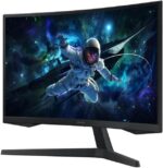 Monitor Gamer Samsung Odyssey G5 27, Resolução QHD, Taxa de atualização de 165Hz & 1ms de tempo de resposta (MPRT), Curvatura com 1000R, HDR 10, AMD FreeSync, Eye Saver Mode & Flicker Free Mode - Imagem 3