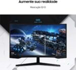 Monitor Gamer Samsung Odyssey G5 27, Resolução QHD, Taxa de atualização de 165Hz & 1ms de tempo de resposta (MPRT), Curvatura com 1000R, HDR 10, AMD FreeSync, Eye Saver Mode & Flicker Free Mode - Imagem 7