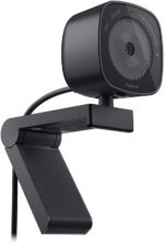 Dell Webcam WB3023-2K resolução QHD/FHD/HD, sensor Sony, abertura f2.0, detecção de rosto, microfone de redução de ruído, zoom HD 2X, USB-A, certificado Microsoft Teams/Zoom - Preto - Imagem 2
