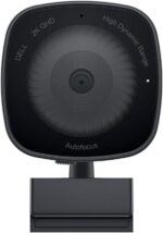 Dell Webcam WB3023-2K resolução QHD/FHD/HD, sensor Sony, abertura f2.0, detecção de rosto, microfone de redução de ruído, zoom HD 2X, USB-A, certificado Microsoft Teams/Zoom - Preto - Imagem 3