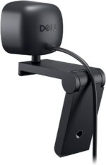 Dell Webcam WB3023-2K resolução QHD/FHD/HD, sensor Sony, abertura f2.0, detecção de rosto, microfone de redução de ruído, zoom HD 2X, USB-A, certificado Microsoft Teams/Zoom - Preto - Imagem 5