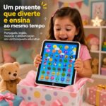 Tablet Infantil Interativo Educativo Bilíngue Didático (Rosa) - Imagem 6