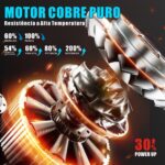 Hanabi Lavadora de Alta Pressão 75bar 1350W 1100PSI 220V com Jato Leque e Concentrado Ideal para Carros, Garagens, Pátios - Limpeza Poderosa para Casa e Trabalho - Imagem 7