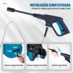 Hanabi Lavadora de Alta Pressão 75bar 1350W 1100PSI 220V com Jato Leque e Concentrado Ideal para Carros, Garagens, Pátios - Limpeza Poderosa para Casa e Trabalho - Imagem 8