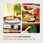 MONDIAL Fogão Elétrico Fast Cook, Inox, 1000W, 220V - FE-04 - Imagem 3