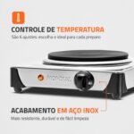 MONDIAL Fogão Elétrico Fast Cook, Inox, 1000W, 220V - FE-04 - Imagem 4