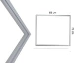 Gaxeta Porta Freezer Horizontal Para Consul Modelo CHB22 (Cinza) - Imagem 2