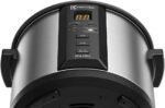 Electrolux Panela Elétrica vapor arroz capacidade 1,8L 10 xícaras 4 funções pré-programadas timer panela removivel antiaderente tampa vidro ECC20 inox 220v por Rita Lobo - Imagem 4