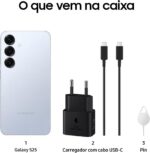 Celular Samsung Galaxy S25 5G, 256GB, 12GB RAM, Câmera Tripla de 50+12+10, Tela Grande de 6.2", Azul - Imagem 6