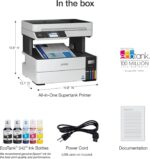 Epson EcoTank Pro ET-5170 Impressora Supertank sem fio multifuncional colorida com scanner, copiadora, alimentador de documentos automáticos Fax Plus - Imagem 6