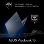 Notebook ASUS Vivobook 15 M1502YA AMD Ryzen 7 5825U 8GB Ram 512GB SSD Linux KeepOS 15,6" FHD Cool Silver - NJ611 - Imagem 9
