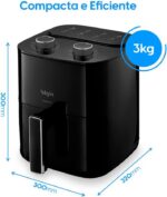 Fritadeira Elétrica Air Fryer Facilita Fry Elgin - 3.5 Litros, 220V - Imagem 8