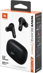 Fone de Ouvido Sem Fio, JBL, Bluetooth, Wave Beam 2, Intra Auricular, Sem Fio, Resistente À Água e Poeira - Preto - Imagem 10