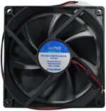 Micro ventilador Hulter 92x92x25 com Bucha HT2DG815P - 12V - Imagem 2