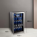 Cervejeira Expositor Vertical HQ Vidro Duplo 100 Litros Inox HQ-100CEVPV (127V) - Imagem 3