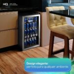 Cervejeira Expositor Vertical HQ Vidro Duplo 100 Litros Inox HQ-100CEVPV (127V) - Imagem 9