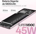 Smartphone OPPO A5 Pro 5G 256GB 8GB Ram IP69 50MP AI Câmera Bateria 5800mAh NFC Rosa Pastel - Imagem 3