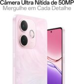Smartphone OPPO A5 Pro 5G 256GB 8GB Ram IP69 50MP AI Câmera Bateria 5800mAh NFC Rosa Pastel - Imagem 6