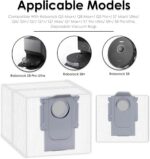 (Pacote com 15) Sacos de pó de substituição Q7 M5+ para Roborock Q7 M5+, Q7 L5+, Q10 S5+, Q10 X5+, Q5 Max+, Q8 Max+, Q5 Pro+, S7 MaxV Ultra, Q5, Q5+, Q7+/Max+, S7 Pro Ultra, S8+, S8 Pro Ultra, Vacuum - Imagem 6