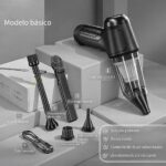 Aspirador Portátil Sem Fio para Carro Casa e Escritório com Acessórios para Limpeza Design Compacto Ergonômico para Uso Diário - Imagem 5