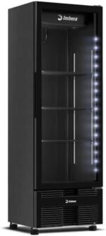 Expositor e Refrigerador Vertical VRS16 Imbera - All Black Inverter 485L Porta de Vidro 0ºC a +7ºC Bivolt Automático - Imagem 2
