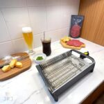 Churrasqueira ELÉTRICA de ALUMÍNIO RIZZOGRILL 2 (ALUMÍNIO CRAQUEADO, Voltagem 127v (1300w)) - Imagem 3