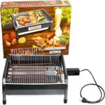 Churrasqueira ELÉTRICA de ALUMÍNIO RIZZOGRILL 2 (ALUMÍNIO CRAQUEADO, Voltagem 127v (1300w)) - Imagem 9