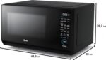 Micro-ondas 27L Preto MasterCook Midea 110V - Imagem 3